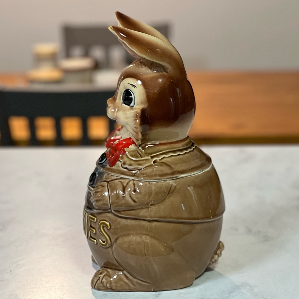 Vintage 1950's Royal Sealy Rabbit Cookie Jar - Picture 7 of 8